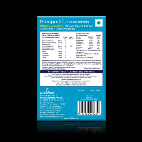Vitabiotics Sleepnite Tablets